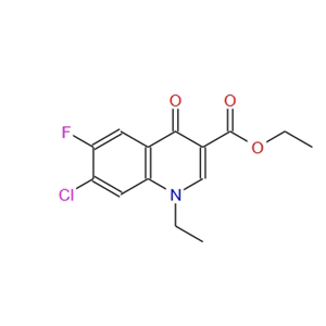 7-氯-1-乙基-6-氟-1,4-二氢-4-氧代喹啉-3-羧酸乙酯,ETHYL 7-CHLORO-1-ETHYL-6-FLUORO-1,4-DIHYDRO-4-OXO-QUINOLINE-5-CARBOXYLATE