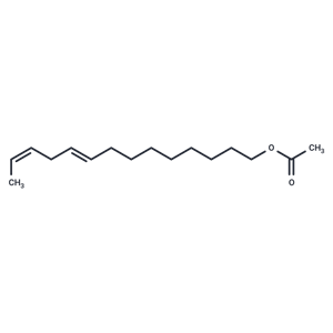化合物 (9Z,?12E)?-?Tetradecadien-?1-?yl acetate|T19171|TargetMol