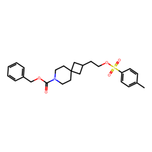 2-(2-[(4-甲基苯磺?；?氧基]乙基)-7-氮雜螺[3.5]壬烷-7-羧酸芐酯