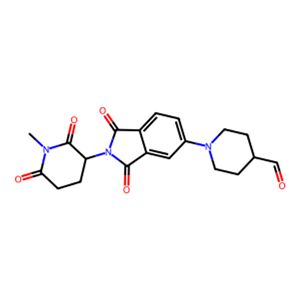 1-(2-(1-methyl-2,6-dioxopiperidin-3-yl)-1,3-dioxoisoindolin-5-yl)piperidine-4-carbaldehyde