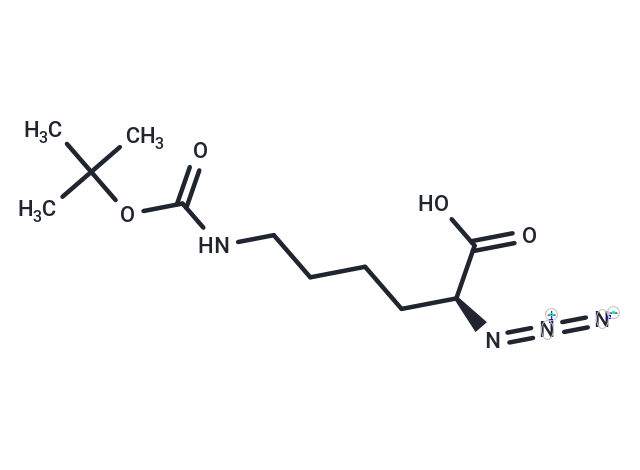 化合物 N3-L-Lys(Boc)-OH,N3-L-Lys(Boc)-OH