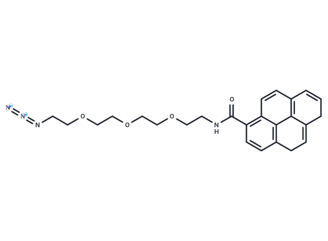化合物 Pyrene-amido-PEG4-azide,Pyrene-amido-PEG4-azide