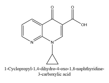 1-cyclopropyl-4-oxo-1,4-dihydro-1,8-naphthyridine-3-carboxylic acid,1-cyclopropyl-4-oxo-1,4-dihydro-1,8-naphthyridine-3-carboxylic acid
