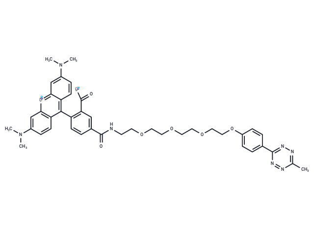 化合物 TAMRA-PEG4-methyltetrazine,TAMRA-PEG4-methyltetrazine