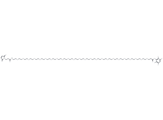 化合物 Mal-amido-PEG24-TFP ester,Mal-amido-PEG24-TFP ester
