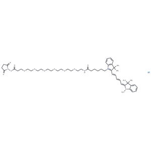 化合物 Cy5-PEG6-NHS ester|T17739|TargetMol