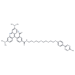 化合物 TAMRA-PEG4-methyltetrazine,TAMRA-PEG4-methyltetrazine