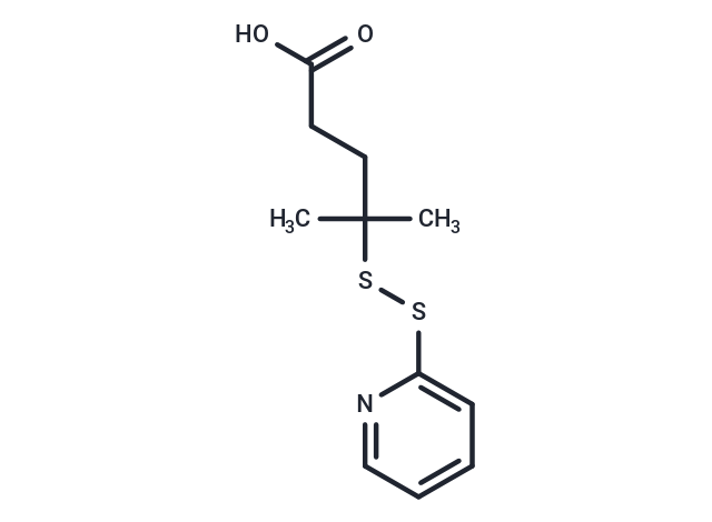 化合物 4-Methyl-4-(pyridin-2-yldisulfanyl)pentanoic acid,4-Methyl-4-(pyridin-2-yldisulfanyl)pentanoic acid