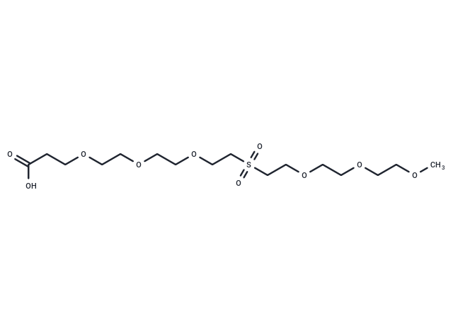 化合物 m-PEG3-Sulfone-PEG3-acid,m-PEG3-Sulfone-PEG3-acid