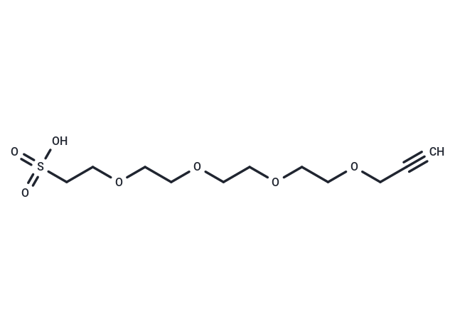 化合物 Propargyl-PEG4-sulfonic acid,Propargyl-PEG4-sulfonic acid
