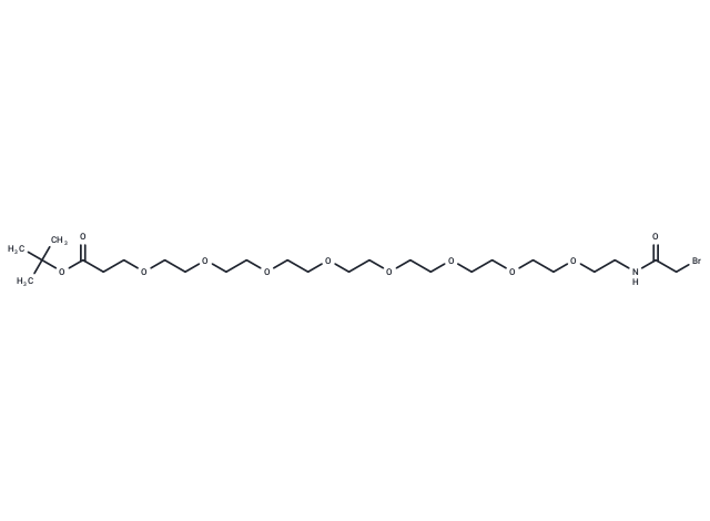 化合物 Bromoacetamido-PEG8-Boc,Bromoacetamido-PEG8-Boc