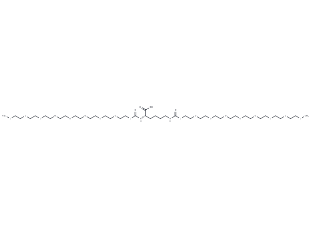 化合物 Bis-(m-PEG8-amido)-hexanoic acid,Bis-(m-PEG8-amido)-hexanoic acid