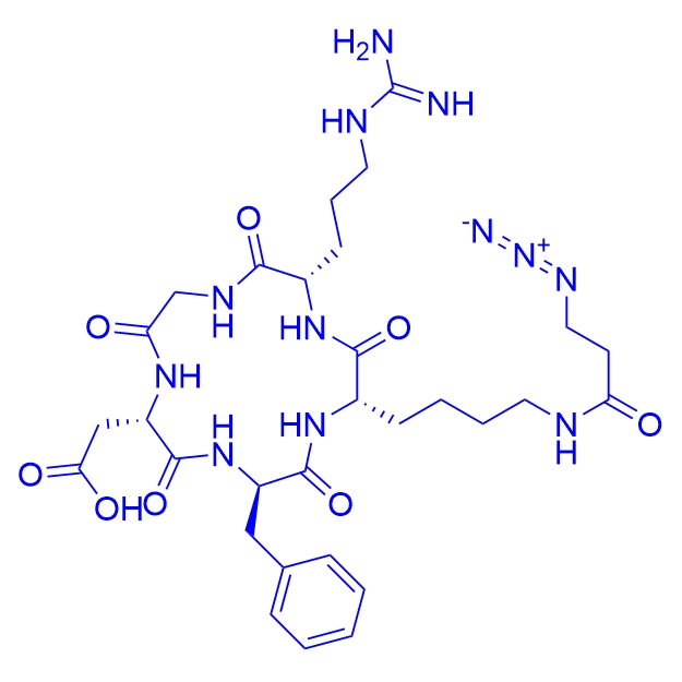 环状多肽Cyclo[RGDfK(Azide)],Cyclo[Arg-Gly-Asp-{d-Phe}-Lys(Azide)]