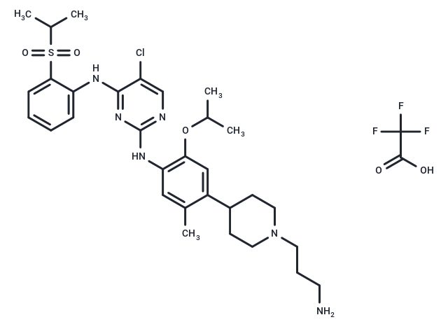 化合物 c-Ceritinib TFA salt,c-Ceritinib TFA salt
