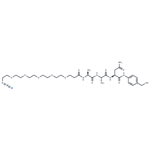 化合物 Azido-PEG5-Ala-Ala-Asn-PAB|T14455|TargetMol