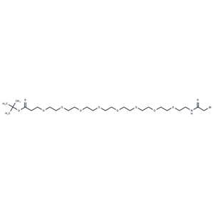 化合物 Bromoacetamido-PEG8-Boc,Bromoacetamido-PEG8-Boc