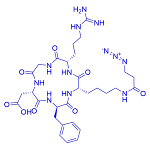 环状多肽Cyclo[RGDfK(Azide)]/2767993-86-0/环状多肽Cyclo[RGDfK(Azide)]