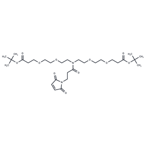 化合物 N-Mal-N-bis(PEG2-C2-Boc)|T16229|TargetMol