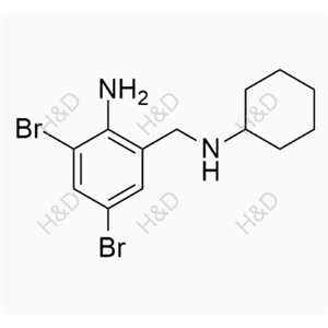 溴己新雜質(zhì)20,2,4-dibromo-6-((cyclohexylamino)methyl)aniline
