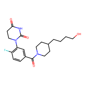 1-(2-氟-5-(4-羟基丁基)哌啶-1-羰基)苯基)-1,3-二氮杂环己烷-2,4-二酮,1-(2-fluoro-5-(4-(4-hydroxybutyl)piperidine-1-carbonyl)phenyl)dihydropyrimidine-2,4(1H,3H)-dione