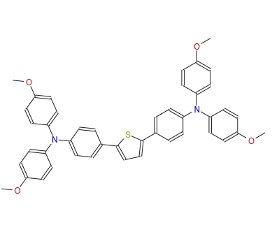 4,4'-(噻吩-2,5-二基)雙(N,N-雙(4-甲氧基苯基)苯胺),Benzenamine, 4,4'-(2,5-thienediyl)bis[N,N-bis(4-methoxyphenyl)-