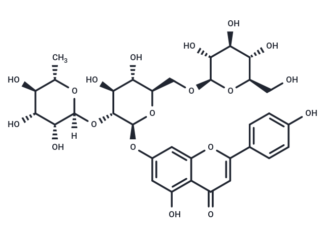芹菜素-7-0-(2G-鼠李糖)龍膽糖苷,Apigenin-7-O-(2G-rhamnosyl)gentiobioside