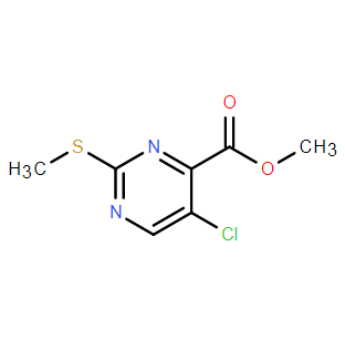 5-氯-2-(甲基硫代)嘧啶-4-羧酸甲酯,Methyl 5-chloro-2-(methylthio)pyrimidine-4-carboxylate