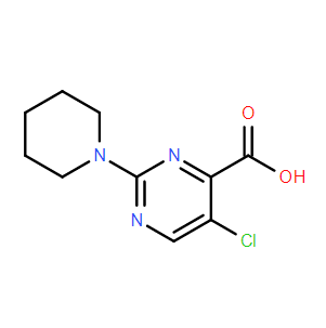 5-氯-2-（哌啶-1-基）嘧啶-4-羧酸,5-Chloro-2-(piperidin-1-yl)pyrimidine-4-carboxylic acid