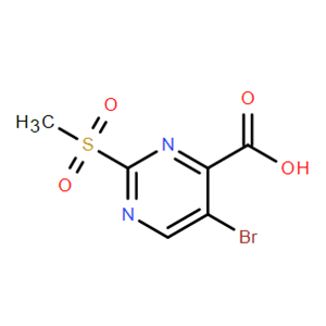 2-甲砜基-5-溴-4-嘧啶甲酸