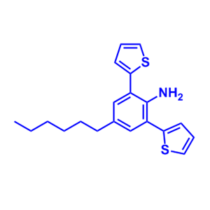 ??4-己基-2,6-二(噻吩-2-基)苯胺??