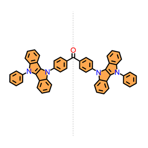 bis(4-(10-phenylindolo[3,2-b]indol-5(10H)-yl)phenyl)methanone,bis(4-(10-phenylindolo[3,2-b]indol-5(10H)-yl)phenyl)methanone