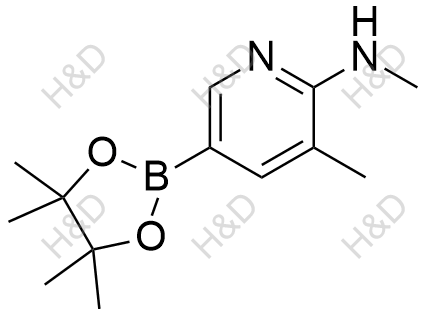 奥泽沙星杂质9,N,3-dimethyl-5-(4,4,5,5-tetramethyl-1,3,2-dioxaborolan-2-yl)pyridin-2-amine