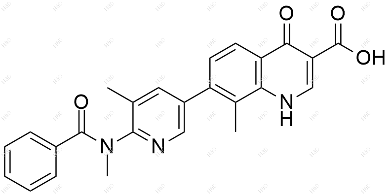 奧澤沙星雜質15,8-methyl-7-(5-methyl-6-(N-methylbenzamido)pyridin-3-yl)-4-oxo-1,4-dihydroquinoline-3-carboxylic acid