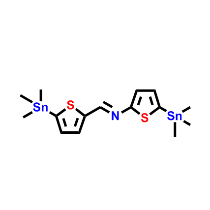 (E)-N,1-双(5-(三甲基锡基)噻吩-2-基)甲烷亚胺,(E)-N,1-bis(5-(trimethylstannyl)thiophen-2-yl)methanimine