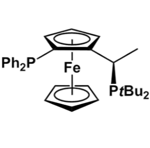 (R)-(-)-1-[(S)-2-二苯基膦]二茂鐵乙基二叔丁基膦,(R)-(-)-1-[(S)-2-Diphenylphosphino)ferrocenyl]ethyldi-tert-butylphosphine