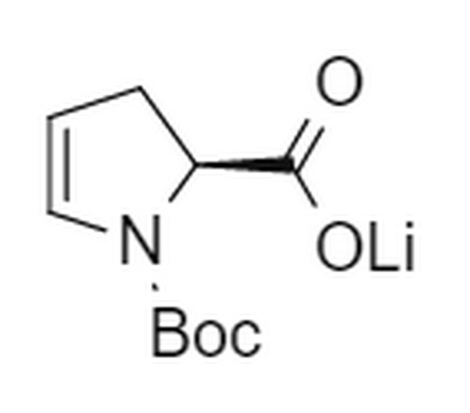 (S)-1-N-叔丁氧羰基-2,3-二氢-2-吡咯甲酸 锂盐,(S)-1-(tert-butoxycarbonyl)-2,3-dihydro-1H-pyrrole-2-carboxylic acid lithium salt