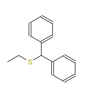 二苯甲基乙基硫醚,Benzene, 1,1'-[(ethylthio)methylene]bis-