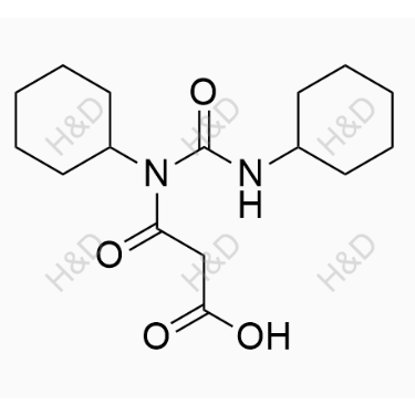 达普司他杂质2,3-(1,3-dicyclohexylureido)-3-oxopropanoic acid