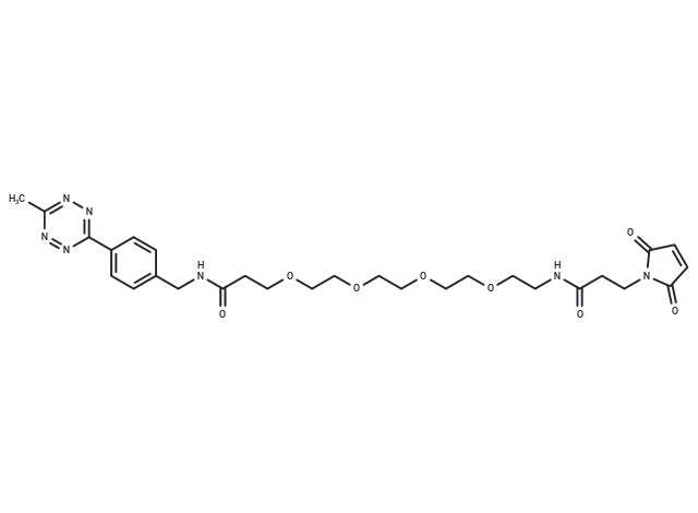 化合物 Me-Tet-PEG4-Maleimide,Me-Tet-PEG4-Maleimide