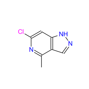 6-氯-4-甲基-1H-吡唑并[4,3-c]吡啶,6-Chloro-4-methyl-1H-pyrazolo[4,3-c]pyridine