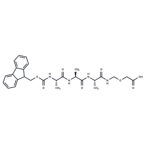化合物 Fmoc-Ala-Ala-Ala-amide-C-O-C-COOH|T87779|TargetMol