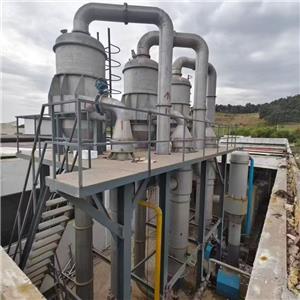 三效强制循环蒸发器的蒸发与冷凝过程 三效强制循环蒸发器