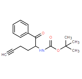2-(Boc-氨基)-1-苯基-5-己炔-1-酮,2-(Boc-amino)-1-phenyl-5-hexyn-1-one