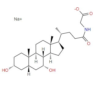 甘氨鵝脫氧膽酸鈉,Glycochenodeoxycholic acid sodium salt