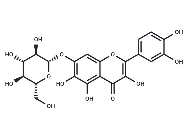 萬壽菊苷,Quercetagitrin