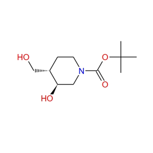 REL-叔丁基(3R,4R)-3-羟基-4-(羟甲基)哌啶-1-羧酸酯