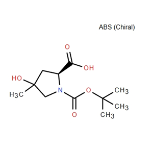 (2S)-1-(叔-丁氧羰基)-4-羥基-4-甲基吡咯烷-2-羧酸