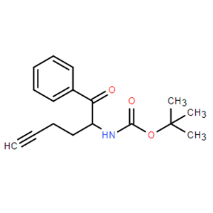 2-(Boc-氨基)-1-苯基-5-己炔-1-酮,2-(Boc-amino)-1-phenyl-5-hexyn-1-one