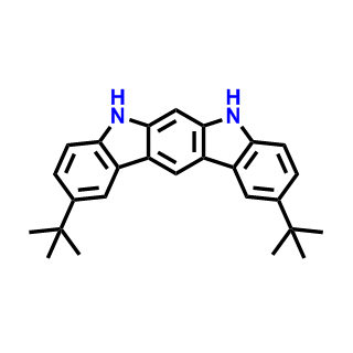 2,10-二叔丁基-5,7-二氢吲哚并[2,3-b]咔唑,2,10-di-tert-butyl-5,7-dihydroindolo[2,3-b]carbazole