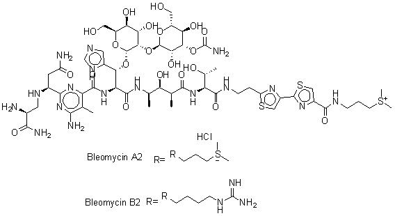 鹽酸博來霉素,Bleomycin hydrochloride